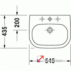   Duravit D-Code 0337540000 5