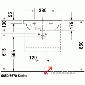  Duravit D-Code 03426500002 4