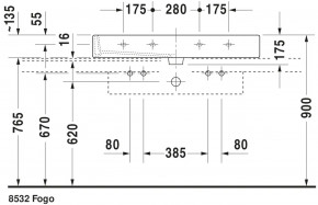  Duravit Vero 100 (454100000) 3