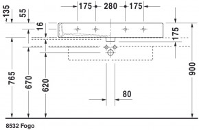  Duravit Vero 100 (454100000) 4