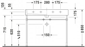  Duravit Vero 100 (454100000) 5