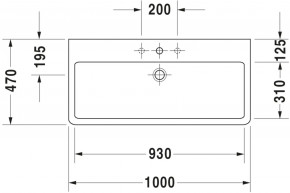  Duravit Vero 100 (454100000) 6