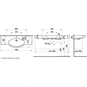  Laufen Palace 150  (H8117060001041) 4