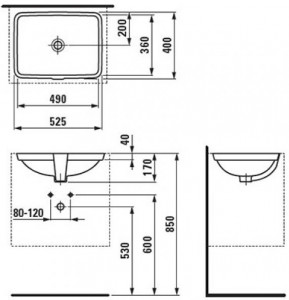  Laufen Pro S 525400  (H8119600001091) 4