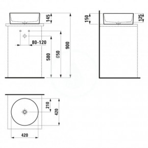  Laufen SAVOY    420 (H8129420001121) 4