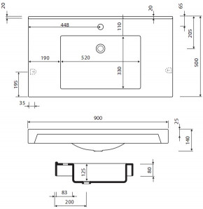  Marmorin Moira Bis 900 (280090022010) 3