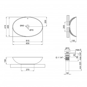  Qtap Dove 625415150 Matt black QT063077MBMB 3