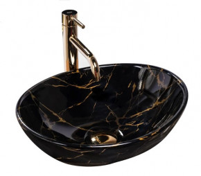  Rea Sofia black marble shiny (REA-U5611) 