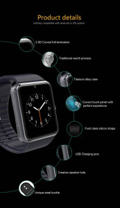 - Aiwatch A8  iOS/Android Black 6