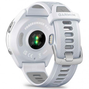 - Garmin Forerunner 965 Titanium Bezel with Whitestone Case and Whitestone/Powder Gray Silicone Band (010-02809-81) 9