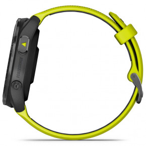 - Garmin Forerunner 965 Carbon Gray DLC Titanium Bezel with Black Case and Amp Yellow/Black Silicone Band (010-02809-82) 3