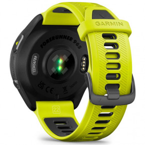 - Garmin Forerunner 965 Carbon Gray DLC Titanium Bezel with Black Case and Amp Yellow/Black Silicone Band (010-02809-82) 5