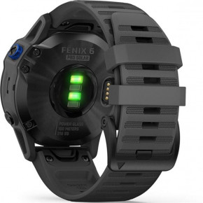 �����-���� Garmin Fenix 6 Pro Solar Black with Slate Gray Band (010-02410-11/10) 4