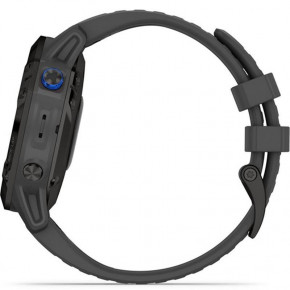 �����-���� Garmin Fenix 6 Pro Solar Black with Slate Gray Band (010-02410-11/10) 6
