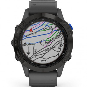 �����-���� Garmin Fenix 6 Pro Solar Black with Slate Gray Band (010-02410-11/10) 7