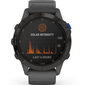 �����-���� Garmin Fenix 6 Pro Solar Black with Slate Gray Band (010-02410-11/10) 9