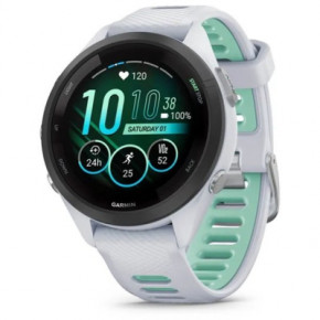 - Garmin Forerunner 265S Whitestone GPS (010-02810-14)