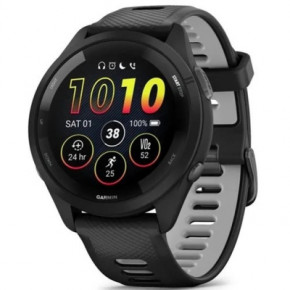 - Garmin Forerunner 265 Black GPS (010-02810-10)