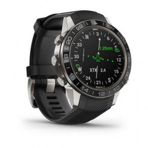 - Garmin Marq Aviator Black Silicone (010-02567-11) 4