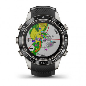 - Garmin Marq Aviator Black Silicone (010-02567-11) 5