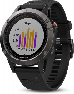 - Garmin Fenix 5 Slate Gray Sapphire With Black Band (010-01733-00, 010-01688-60) 9
