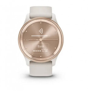 - Garmin Vivomove Trend White Cream (010-02665-01) 3