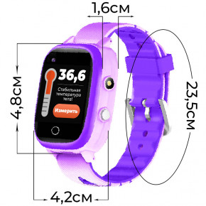  - c 4G ³    JETIX T-Watch 2 (   IP67) - purple 5