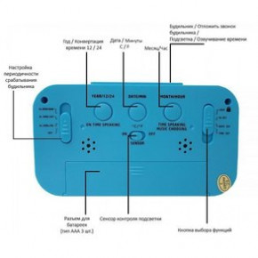 SMART-  Mealux (Smart clock BL) 3