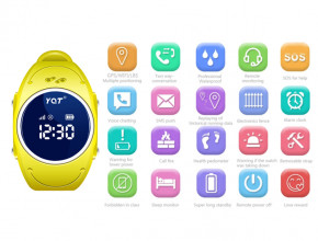    Baby Smart Watch GPS Waterproof-yellow 3