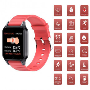 - Smart Watch T96   red (7578)