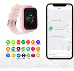  - AmiGo GO006 GPS 4G WIFI Videocall Pink 10