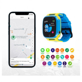 - Amigo GO008 GLORY GPS WIFI Blue-Yellow (976267) 7