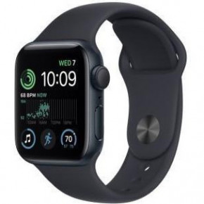 - Apple Watch SE 2 GPS 44mm Midnight Aluminum Case with Midnight Sport Band (MNK03) (MNK03) 4