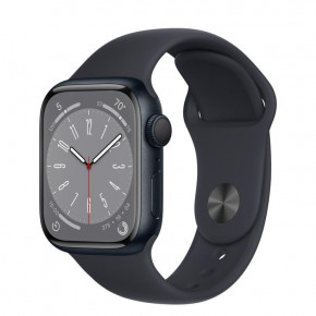 - Apple Watch Series 8 GPS 45mm Midnight Aluminum Case with Midnight Sport Band (MNP13)