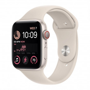 - Apple Watch SE 2 GPS 40mm Starlight Aluminum Case w. Starlight S. Band - M/L (MNT63)