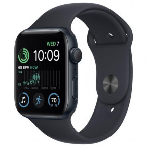 - Apple Watch SE 2 GPS 40mm Midnight Aluminum Case w. Midnight S. Band - S/M (MNT73)