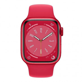 - Apple Watch Series 8 GPS 41mm PRODUCT RED Aluminum Case w. PRODUCT RED S. Band - S/M (MNUG3) 3