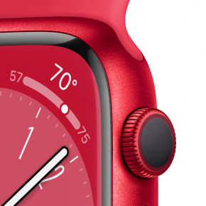 - Apple Watch Series 8 GPS 41mm PRODUCT RED Aluminum Case w. PRODUCT RED S. Band - M/L (MNUH3) 5