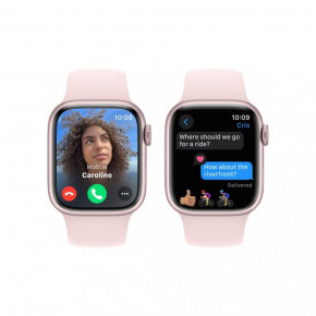 - Apple Watch Series 9 GPS 41mm Pink Aluminum Case w. Light Pink Sport Band - M/L (MR943) 8