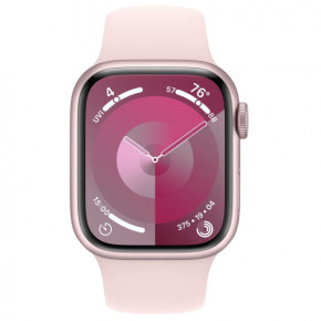 - Apple Watch Series 9 GPS 45mm Pink Aluminum Case w. Light Pink S. Band - S/M (MR9G3) 3