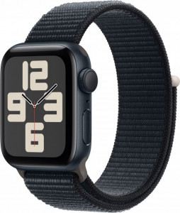 - Apple Watch SE 2 GPS 40mm Midnight Aluminium Case with Midnight Sport Loop (MRE03)