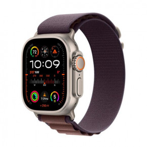 - Apple Watch Ultra 2 GPS + Cellular 49mm Titanium Case with Indigo Alpine Loop - Medium (MRET3)