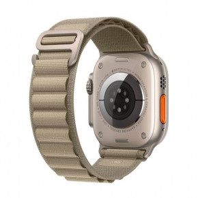 - Apple Watch Ultra 2 GPS + Cellular 49mm Titanium Case with Olive Alpine Loop - Medium (MREY3/MRFJ3) 4