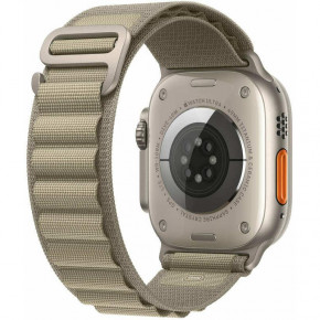 - Apple Watch Ultra 2 GPS + Cellular 49mm Titanium Case with Olive Alpine Loop - Large (MRF03/MRFK3) 4