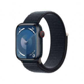  - Apple Watch Series 9 GPS + Cellular 41mm Midnight Alu. Case w. Midnight Sport Loop (MRHU3) (0)