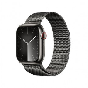  - Apple Watch Series 9 GPS + Cellular 41mm Graphite S. Steel Case w. Graphite Milanese Loop (MRJA3) (0)