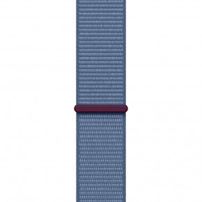 - Apple Watch Series 9 GPS + Cellular 45mm Silver Aluminum Case with Winter Blue Sport Loop (MRMJ3) 4