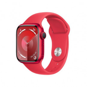  - Apple Watch Series 9 GPS 41mm PRODUCT RED Alu. Case w. PRODUCT RED S. Band - M/L (MRXH3) (0)