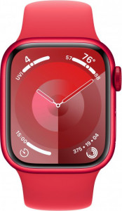  - Apple Watch Series 9 GPS 41mm PRODUCT RED Alu. Case w. PRODUCT RED S. Band - M/L (MRXH3) (1)