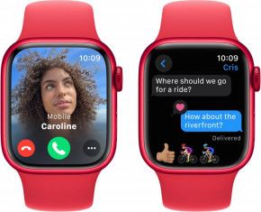  - Apple Watch Series 9 GPS 41mm PRODUCT RED Alu. Case w. PRODUCT RED S. Band - M/L (MRXH3) (5)